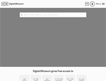 Tablet Screenshot of digitaltmuseum.no